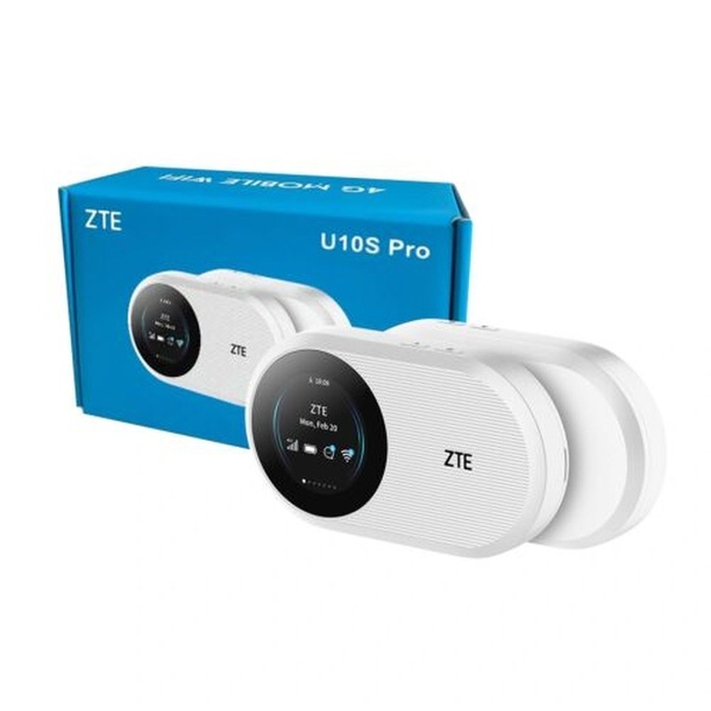 ZTE - U10S Pro 4G Mifi - White