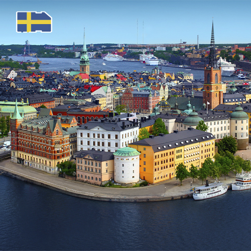 Data SIM Card Sweden 50GB (30 days)