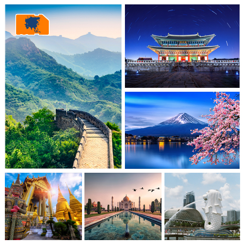 [WW_901O_STACK_ONEOFF_ASIA_3GB_15D] Data SIM Card Asia 3GB (15 days)